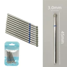 10pcsSet Diamond Nail Drill Bit Rotery Electric Milling Cutters for Pedicure Manicure Files Cuticle Burr Nail Tools Accessories
