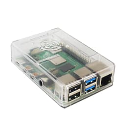 Raspberry Pi ABS Case Black Plastic Shell Removable GPIO Cover Optional With Cooling Fan For Raspberry Pi 4B