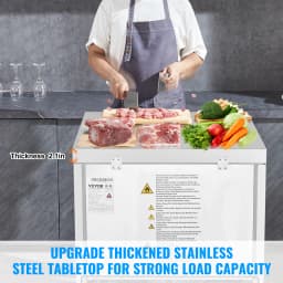 SucceBuy Commercial Frozen Refrigerator Sandwich Salad Prep Table 7.4Cu.Ft Food Prep Frost Free Refrigerator for Restaurant