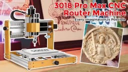 CNC3018pro Machine 500W All-Metal CNC Router Machine 3 Axis Limit Switches & Emergency-Stop with GRBL Offline Control