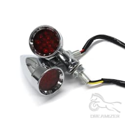 1 PCS Motorcycle LED Blinker Turn Signal Light For Suzuki Yamaha Honda Harley Indicator Lights Refit Retro Bullet Turning Lamp