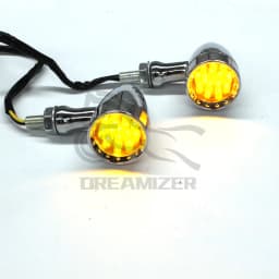 1 PCS Motorcycle LED Blinker Turn Signal Light For Suzuki Yamaha Honda Harley Indicator Lights Refit Retro Bullet Turning Lamp