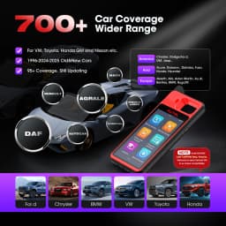 Autel MaxiIM KM100 KM100X Key Fob Programming Immobilizer Tool,60s Key Generation,OBD IMMO Key Learning,Chip Read/ Edit/ Clone