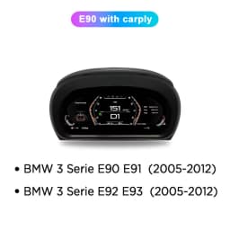 Navigital 11''inch Lcd Dashboard For BMW 3 Series E90 E91 E92 2005-2012 Years Support Carplay Panel Virtuele Cockpit Speedometer