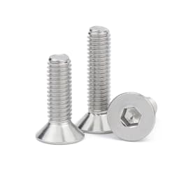 M2 M2.5 M3 M4 M5 M6 M8 304 A2 Stainless Steel Black grade 10.9 Hexagon Hex Socket Head Flat Countersunk Allen Bolt Screw