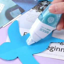 Deli 6mm*8m Double Sided Adhesive Roller Dots Glue Tape for Handicraft Scrapbooking Photo Album with Refill Tape Stationery