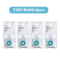 Deli 6mm*8m Double Sided Adhesive Roller Dots Glue Tape for Handicraft Scrapbooking Photo Album with Refill Tape Stationery