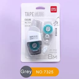 Deli 6mm*8m Double Sided Adhesive Roller Dots Glue Tape for Handicraft Scrapbooking Photo Album with Refill Tape Stationery