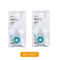 Deli 6mm*8m Double Sided Adhesive Roller Dots Glue Tape for Handicraft Scrapbooking Photo Album with Refill Tape Stationery