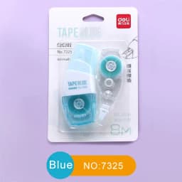 Deli 6mm*8m Double Sided Adhesive Roller Dots Glue Tape for Handicraft Scrapbooking Photo Album with Refill Tape Stationery