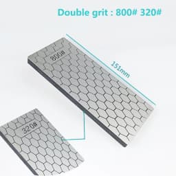 Double-Side Base Diamond Sharpening Stone Whetstone Knife Kitchen Grit Chef Knife Grinding 400/600/1000/1200 Grit Sharpener