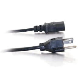 1.5m 5FT 3 Pin 60C 300V US Plug Universal Power Cord Cable For NEMA 5-15P To IEC320C13 Black PWC75A150US For 200-300W