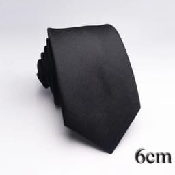 British Style Sale Mariage Waterproof Necktie Formal Black Solid Color Unisex Stripe Shape Men's For Gift Lapel Neck Tie Women