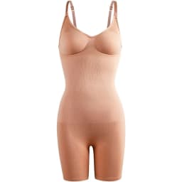 Lilvigor Women's Seamless Shapewear Tummy Control Body Shaper Comfortable for Women Under Dress Thigh Slimmer Bodysuit Girdle