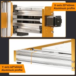 CNC Router Machine 3018Pro Ultra with 500W Spindle for Wood Metal Acrylic MDF Carving , 3 Axis Milling Cutting Machine