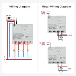 Tuya Smart Wifi Motor Switch Module 12V 32V 220V RF 433 Radio Remote Control 4 Channels Inching Relay for Alexa Google Home