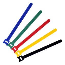 50Pcs Nylon Fastening Cable Ties Adjustable Cord Ties,Cable Management Straps Hook Loop Cord Organizer Wire Ties Reusable