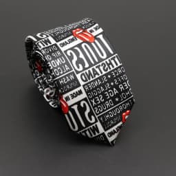 Classic Musical Notes Printed Tie Silky Narrow Neckties Slim Smooth Piano Guitar Necktie Simple Elegant Trendy Unisex Ties Gift