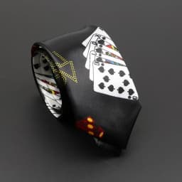 Classic Musical Notes Printed Tie Silky Narrow Neckties Slim Smooth Piano Guitar Necktie Simple Elegant Trendy Unisex Ties Gift