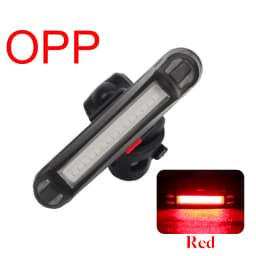Ultra Bright Bike Tail Light USB Rechargeable Bicycle LED Rear Lamp for Road MTB Helmets Easy to Install for Safety