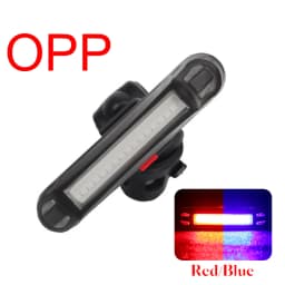 Ultra Bright Bike Tail Light USB Rechargeable Bicycle LED Rear Lamp for Road MTB Helmets Easy to Install for Safety