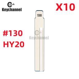 10pcs 129#130# 33# 50# Car Key Blade KD Key Blank HY20 HY20R HY15 HY16 Blade for Hyundai Kia for Xhorse KD KEYDIY Remote