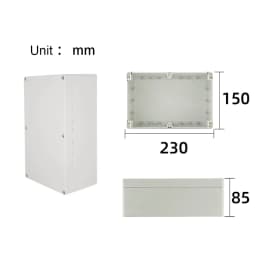 IP67 Outdoor Waterproof Case DIY Electronic Enclosure Wire Junction Plastic Box for Electronic Project Electrical Cable Plastic