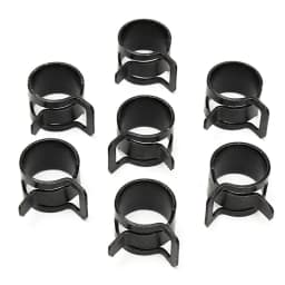 Free shipping 10pcs Hose Clamps Fuel Hose Line Water Pipe Clamp Hoops Air Tube Fastener Spring Clips M6-32mm