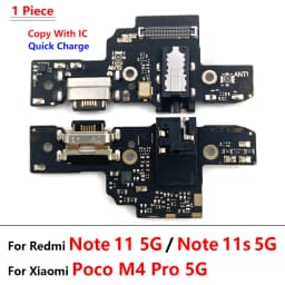 USB Charging Port Board Flex Cable Connector For Xiaomi Poco X3 M4 Pro M3 Redmi Note 7 8 8T 9S 9 10 10s 11 Pro 4G 5G Microphone