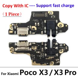 USB Charging Port Board Flex Cable Connector For Xiaomi Poco X3 M4 Pro M3 Redmi Note 7 8 8T 9S 9 10 10s 11 Pro 4G 5G Microphone