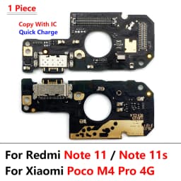 USB Charging Port Board Flex Cable Connector For Xiaomi Poco X3 M4 Pro M3 Redmi Note 7 8 8T 9S 9 10 10s 11 Pro 4G 5G Microphone