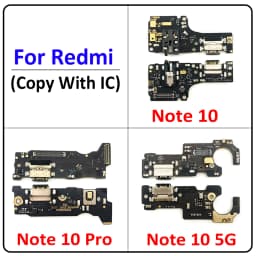 USB Charging Port Board Flex Cable Connector For Xiaomi Poco X3 M4 Pro M3 Redmi Note 7 8 8T 9S 9 10 10s 11 Pro 4G 5G Microphone