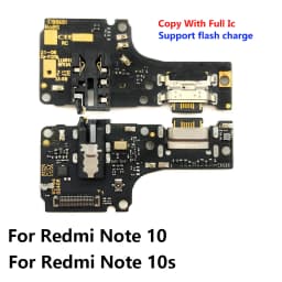 USB Charging Port Board Flex Cable Connector For Xiaomi Poco X3 M4 Pro M3 Redmi Note 7 8 8T 9S 9 10 10s 11 Pro 4G 5G Microphone