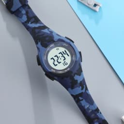 OHSEN Kids Sport Watches 50M Waterproof Blue Silicone Electronic Wristwatch Stopwatch Children Digital Watch For Boys Girls
