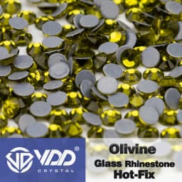 VDD High Quality SS6-SS30 Glass Crystal Strass Hot Fix Rhinestones Glitter Iron on Flatback Stones For Clothing Accessories DIY