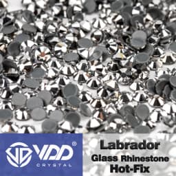 VDD High Quality SS6-SS30 Glass Crystal Strass Hot Fix Rhinestones Glitter Iron on Flatback Stones For Clothing Accessories DIY
