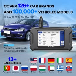 MUCAR CS90 OBD2 Scanner 28 Resets Services Lifetime Free Update Car Tools OBD II Diagnosis Engine Systems Diagnostic Tools