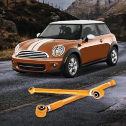 2-Piece Adjustable Control Camber Arm Kit for Mini Cooper R50 R52 R53 R56 R57 Rear Lower Set