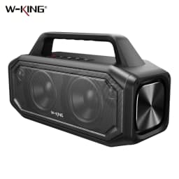 W-KING BT261-2 80W Speakers Bluetooth Wireless, Portable Outdoor Speakers Loud with Bass Boost, Stereo Pairing, Reverse Charging, IPX6 Waterproof