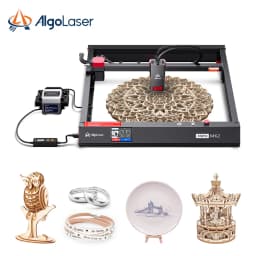 AlgoLaser Alpha MK2 20W Engraver with Auto Assist Pump 20W Output Efficient Expandable APP Supported DIY Laser Engraver Cutter Tools