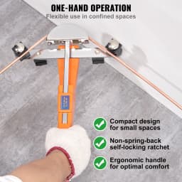 SucceBuy Pipe Tube Bender Ratcheting Reverse Tubing Bending Tools w/ 7 Dies Pipe Cutter for Air Conditioning Refrigerator Repair