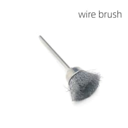 1pc Nail Drill Bit Cleaning Brush Portable Electric Manicure Drills Copper Wire Drill Brusher Cleaner DIY Nail Art Accessories