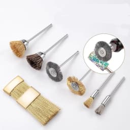 1pc Nail Drill Bit Cleaning Brush Portable Electric Manicure Drills Copper Wire Drill Brusher Cleaner DIY Nail Art Accessories