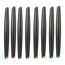DSPIAE 5/8/12 Colors Brush Pen Environment-friendly Water-based Soft Head Marker Base Color Metallic Color Fluorescent Color
