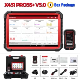 LAUNCH X431 PRO3S+ V5.0 10.1" Full system Automotive Diagnostic tools ECU Coding Active test obd2 scannner pk x431 pro v+