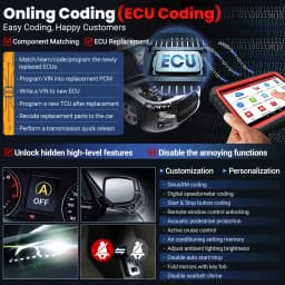 LAUNCH X431 PRO3S+ V5.0 10.1" Full system Automotive Diagnostic tools ECU Coding Active test obd2 scannner pk x431 pro v+