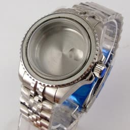 20ATM Dive Case 40mm Fit NH35 NH36 NH34 GMT ETA 2824 PT5000 Steel Watch Case Jubilee Bracelet Sapphire Glass Slide Buckle