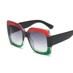 Oversized Square Sunglasses Woman Brand Designer Clear Lenses Sun Glasses Female Three Colors Big Frame Party Eye Glasses Oculos