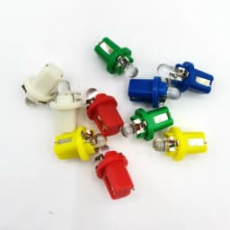 10Pcs/lot Multi Color T5 B8.5D SMD LED Car Light Automobiles Light-emitting Diode Instrument Dashboard Light Bulbs B8.5 DC 12V