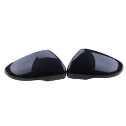 For VW GOLF 6 MK6 GTI R GTD 2009-2013 Touran Black/Carbon Side Wing Rearview Mirror Cover Cap Accessories 5K0857537,5K0857538